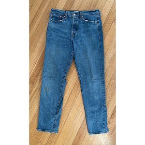 Levis Wedgie Blue Jeans 29W 26L